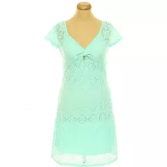 Vero Moda mentazöld csipkeruha