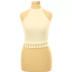 Shein rojtos bézs top