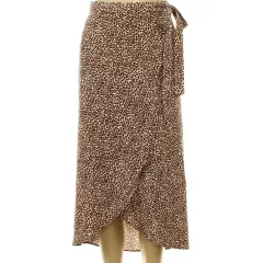 New Look leopárdmintás átlapolt szoknya