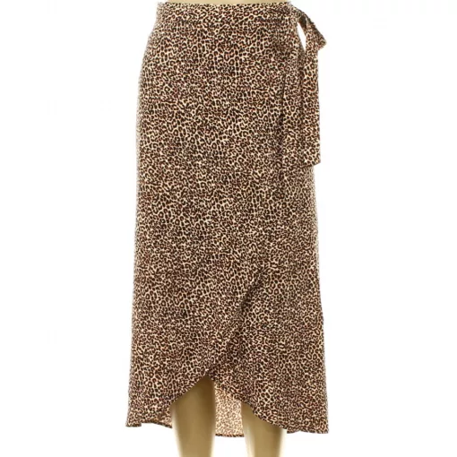 New Look leopárdmintás átlapolt szoknya
