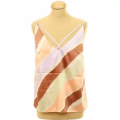 River Island mintás szatén felső