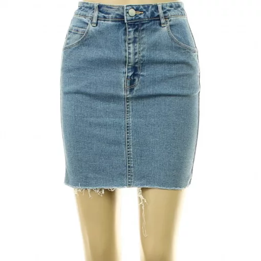 H&M rojtozott farmer szoknya