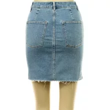 H&M rojtozott farmer szoknya