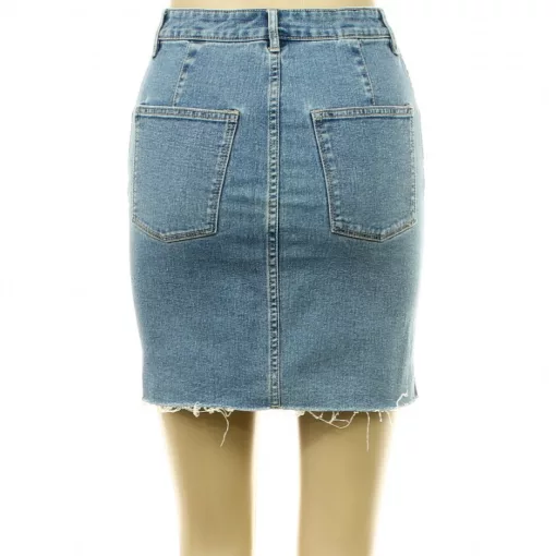 H&M rojtozott farmer szoknya