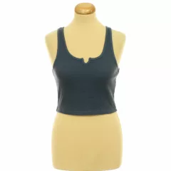 Primark szürkéskék pamut top