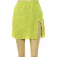 Shein pliszírozott zöld szoknya