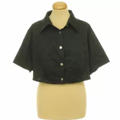 Shein fekete crop ing