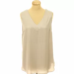F&F ezüstcsillámos bézs felső