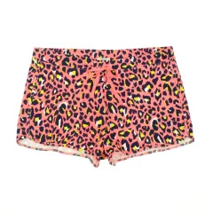 Papaya mintás pamut short