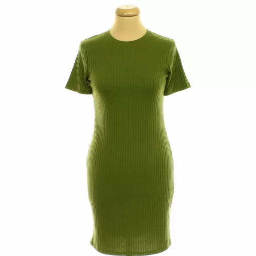 Primark csíkos zöld pólóruha