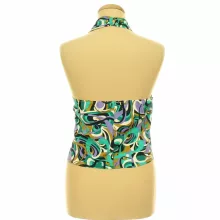 Asos mintás átlapolt felső