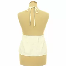 Shein mintás krémszínű top