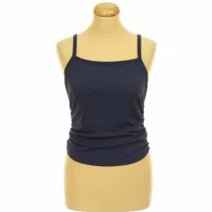 Shein ráncolt kék top