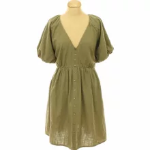 Primark khaki színű pamut ruha