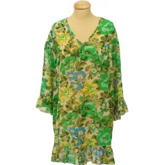 Shein mintás muszlin ruha