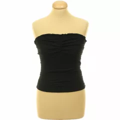 Shein fodros fekete top
