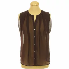 H&M kockás ujjatlan muszlin ing