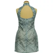 Kék organza ruha
