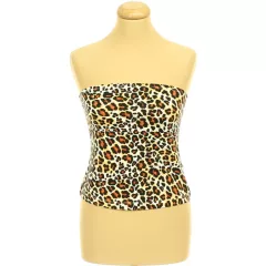 Up2 Fashion leopárdmintás csőtop