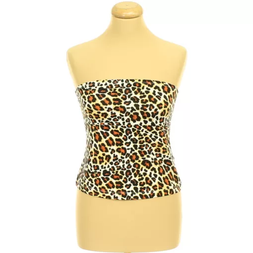 Up2 Fashion leopárdmintás csőtop