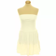Asos krémszínű pánt nélküli ruha