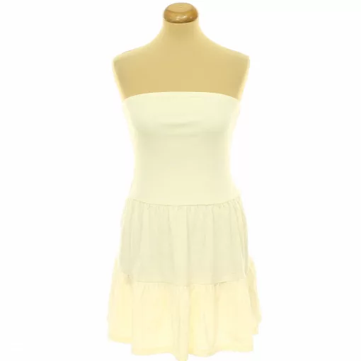 Asos krémszínű pánt nélküli ruha
