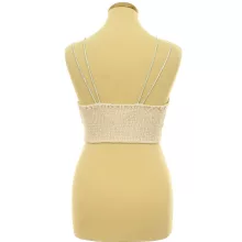 H&M gumírozott strasszpántos top