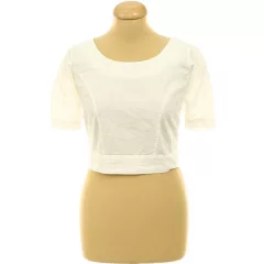 Primark fehér organikus pamut top