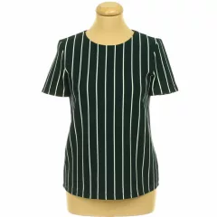 Vero Moda csíkos sötétzöld felső