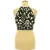 Shein mintás gumírozott top