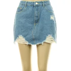 Missguided szaggatott farmer szoknya