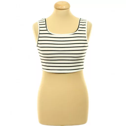 Shein csíkos top