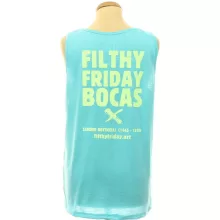 Filthy Friday mintás kék trikó