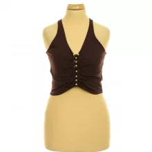 Divided barna top