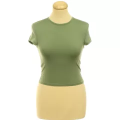 Divided khakizöld elasztikus top