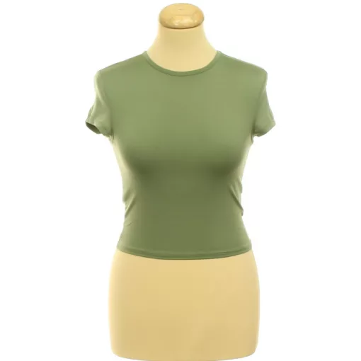 Divided khakizöld elasztikus top