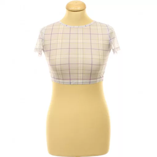 H&M kockás necc top