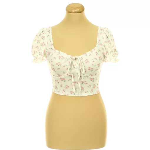 Shein virágmintás top