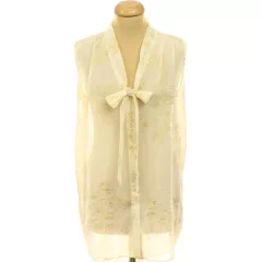 Dorothy Perkins aranymintás ujjatlan muszlin ing