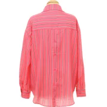 Csíkos pink ing