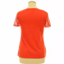 Dorothy Perkins piros csipke felső