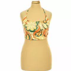 Shein mintás nyakpántos top