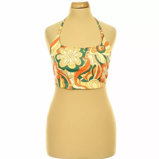 Shein mintás nyakpántos top
