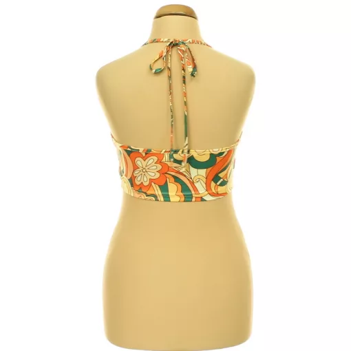 Shein mintás nyakpántos top