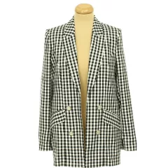 River Island fekete-fehér kockás blézer