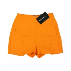 Pretty Little Thing narancssárga pamut short