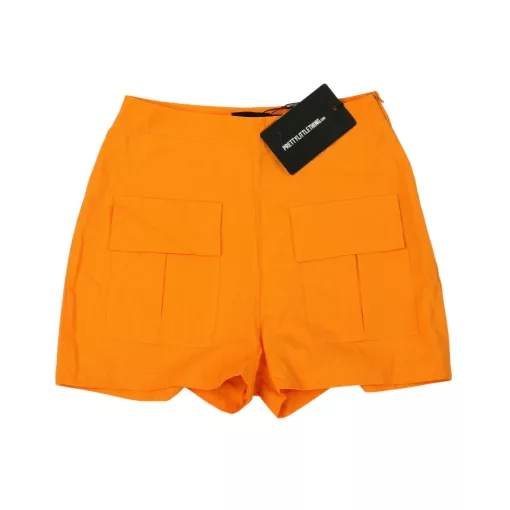 Pretty Little Thing narancssárga pamut short