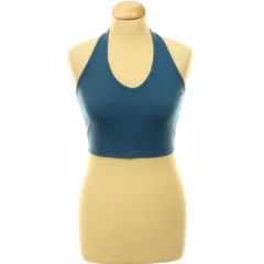 Shein kék nyakpántos top