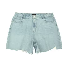 F&F szaggatott farmer short