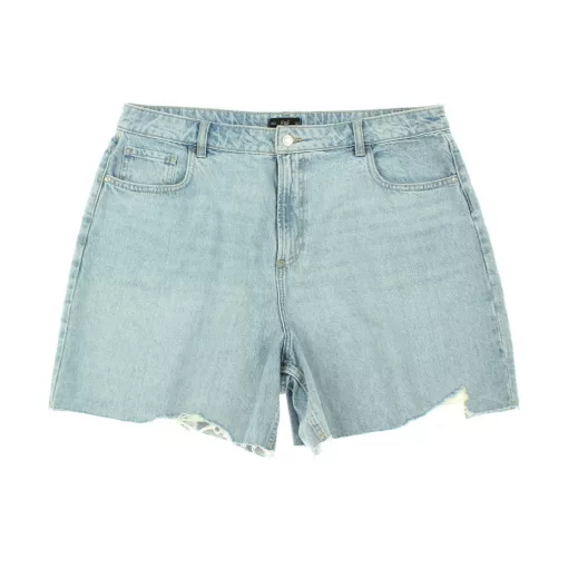 F&F szaggatott farmer short